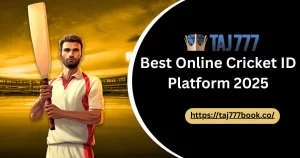 Read more about the article Best Online Cricket ID Platform 2025 – Trusted Cricket ID Services by Taj777